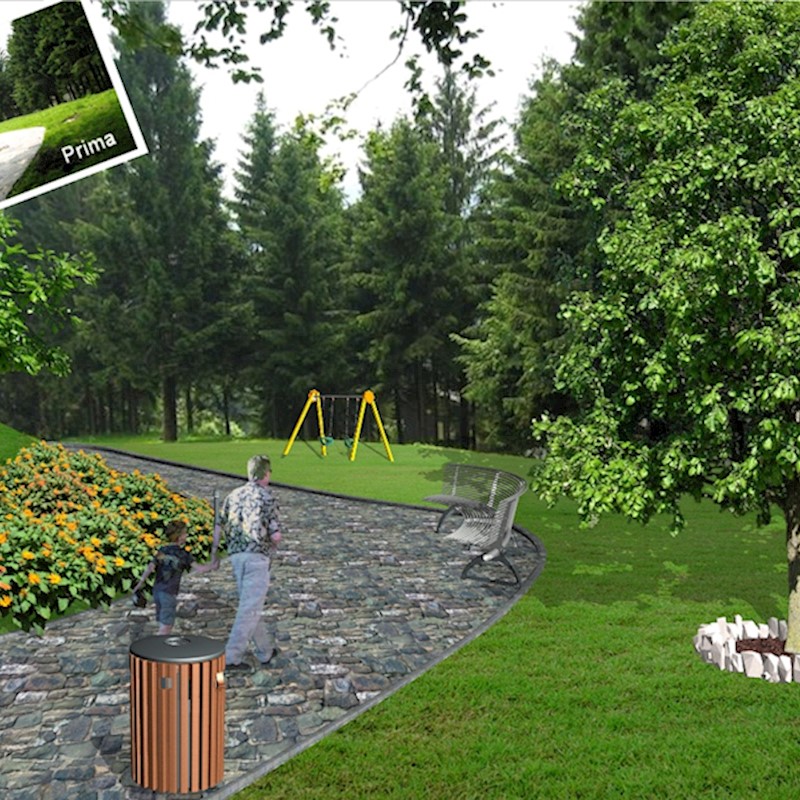 Vialetto in giardino pubblico