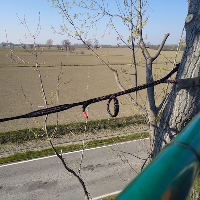 Consolidamento con corde Boa ed ammortizzatore